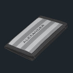 Grått Rand Mönster<br><div class="desc">Trifold Wallet. ⭐ Denna produkt är 100 % Anpassade. *****Klicka på KNAPPEN ANPASSA om du vill lägga till, ta bort, flytta, ändra storlek, ändra storlek, rotera, osv.någon av de bilder, den text eller den använda som fyllningen i rutor har. ⭐ 99 procent av mina konstruktioner i min butik görs i...</div>