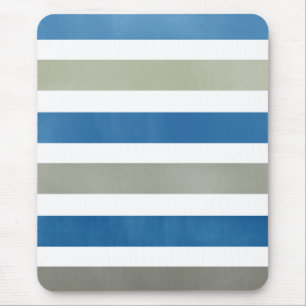Grått Rand Mönster Mousepad Musmatta