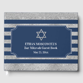 Grått Rand Pub Mitzvah Gästböcker