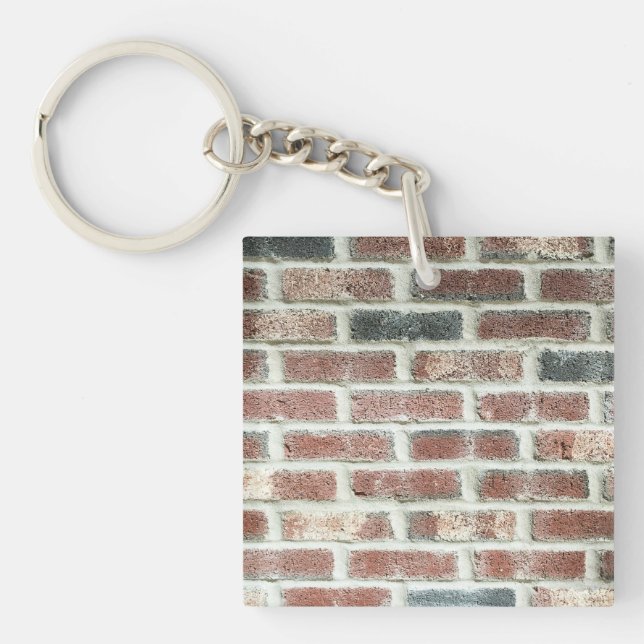 Grått Red Bricks Wall Background Struktur (Framsidan)