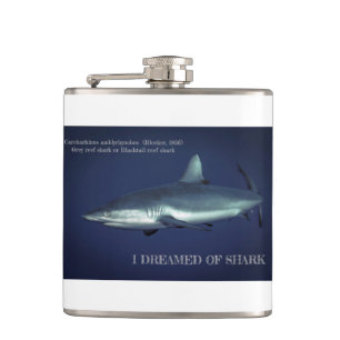 Grått Reef Shark in Yap Micronesia Giant Coffee Mu Fickplunta