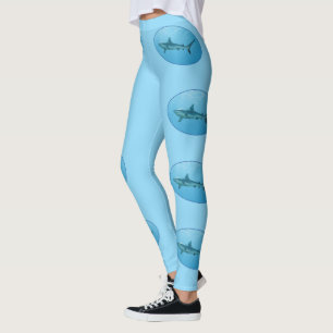 Grått Reefshark, Yap Island - Fotografisk utformni Leggings