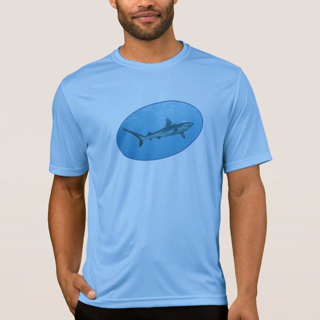 Grått Reefshark, Yap Island - Fotografisk utformni T Shirt (Framsida)