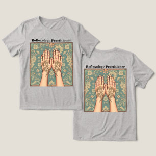 Grått Reflexologibehandlare T- Shirt för kvinnor T