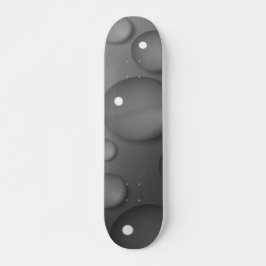 Grått Regndroppbakgrund Mini Skateboard Bräda 18,7 Cm