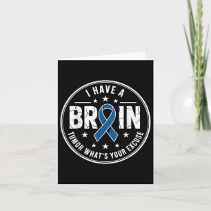 Grått Ribbon Brain Tumor Awareness Apparat För man Kort