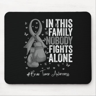 Grått Ribbon Survivor Fighter Brain Tumor Awarenes Musmatta