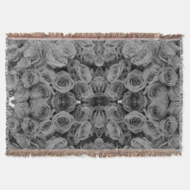 Grått-ro, blommigt--foto, grått mysfilt