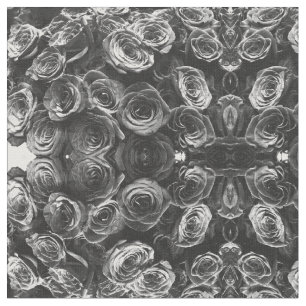 Grått-ro, blommigt--foto, grått tyg