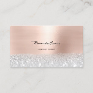 Grått Ro Guld Makeup Artist Bloggare Cosmetolog Tidsbeställning Kort