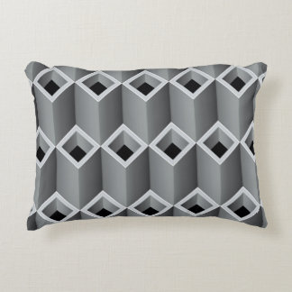 Grått rör ovanpå varandra - sömlös backgro prydnadskudde