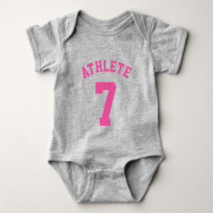 GRÅTT & ROSA BABY Sports Jersey Design Tee Shirt