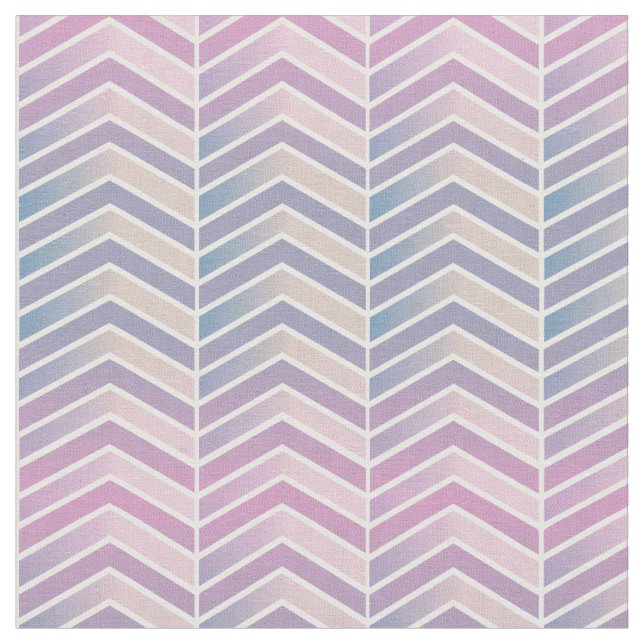 Grått, Rosa och skiffergradient Chevron Tyg (Närbild)