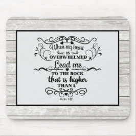 Grått Rustic Wood Christian Bible Verse Overvalm Musmatta
