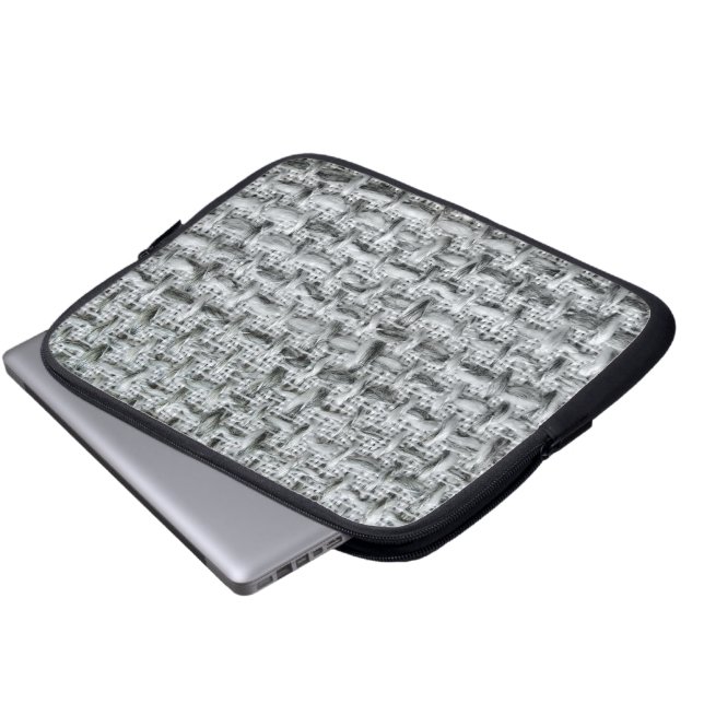 Grått säckvävstyg laptop sleeve (Framre botten)