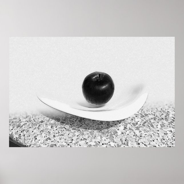 Grått-sadeläpple Poster (Framsidan)