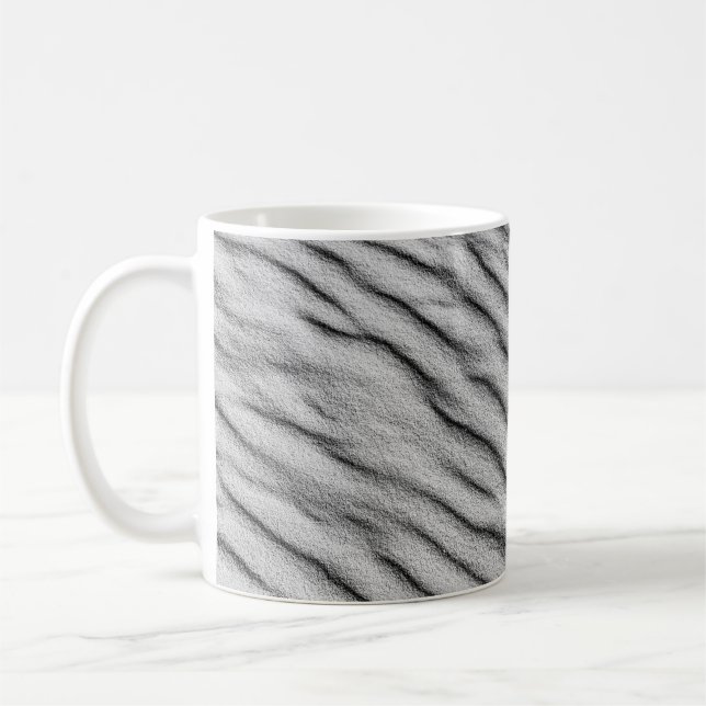 Grått sand kaffemugg (Vänster)