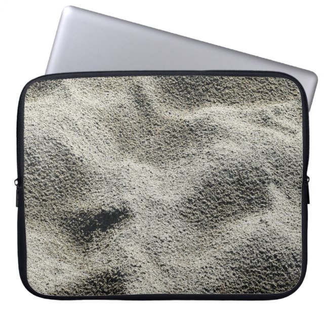 Grått sand laptop fodral (Framsidan)