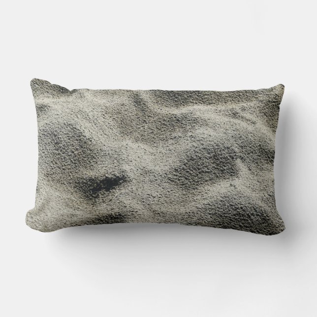 Grått sand lumbarkudde (Framsida)