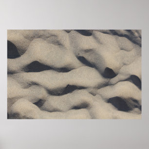 Grått sand poster