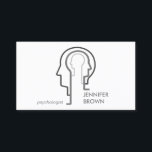 Grått Scheme Mind Science Human Head Visitkort<br><div class="desc">Grått Scheme Mind Science Human Head</div>