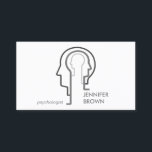 Grått Scheme Mind Science Human Head Visitkort<br><div class="desc">Grått Scheme Mind Science Human Head</div>