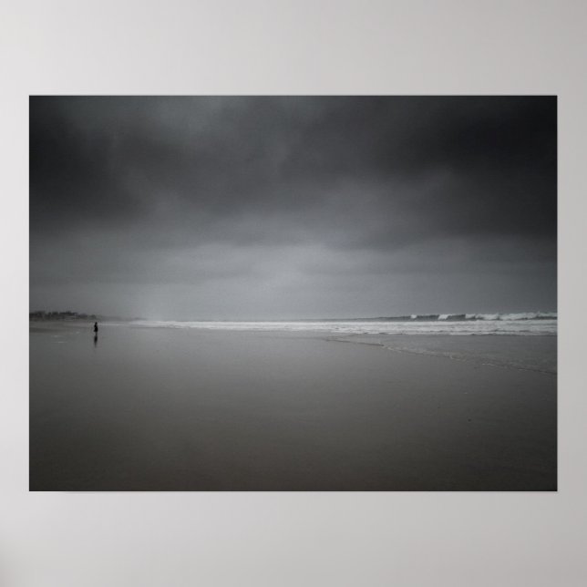 Grått Sea Poster (Framsidan)