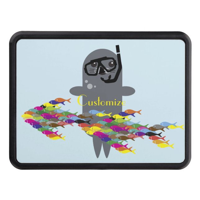 Grått Seal Thunder_Cove   Dragkroksskydd (Framsidan)