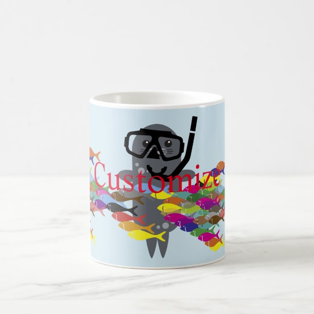 Grått Seal Thunder_Cove Kaffemugg (Center)