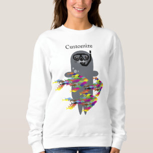 Grått Seal Thunder_Cove T Shirt