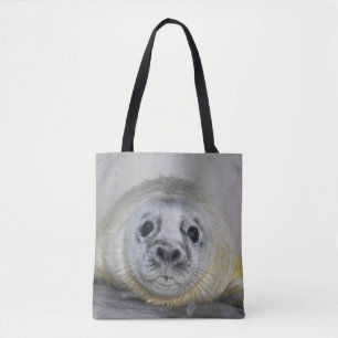 Grått Seal Valp Tygkasse