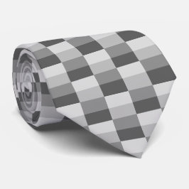 Grått Shades Färg block Slips