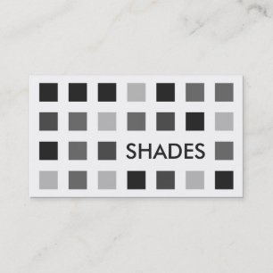 GRÅTT SHADES (modets kvadrater) Visitkort