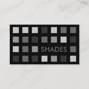 GRÅTT SHADES (modets kvadrater) Visitkort