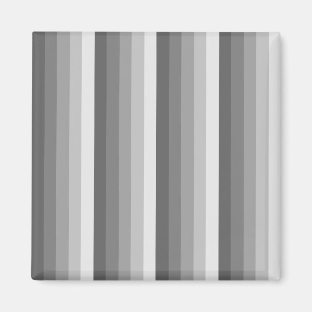 Grått Shadow rand Magnet (Framsidan)