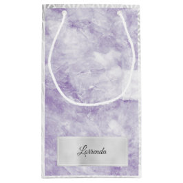 Grått Silver Lila Violet Marble Art Deco White