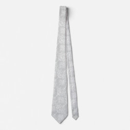 Grått silver manar elegant slips