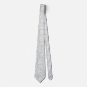 Grått silver manar elegant slips