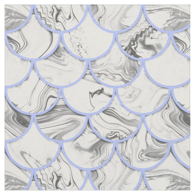 Grått-sjöjungfru Tyg (Närbild)