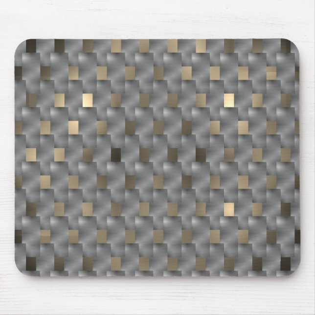 Grått-skivor på en ljusbrun till mörk bakgrund musmatta (Framsidan)