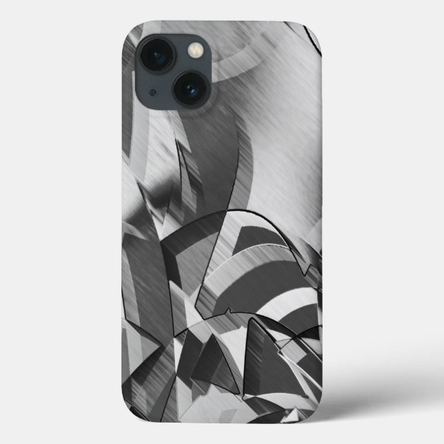 Grått slår upp en svart bild, uppblåst (Baksida)