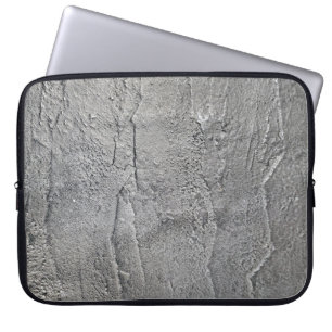 Grått Slate Sten Struktur Laptop Fodral