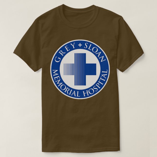 Grått Sloan Memorial Hospital Variant T Shirt (Design framsida)