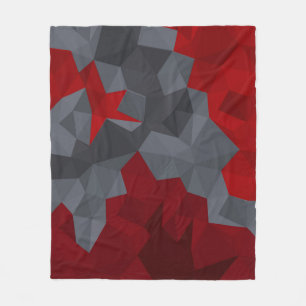 Grått, slumpmässigt arrangerade trianglar. fleecefilt