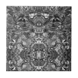 Grått Smoky Quartz, svartvit grått mönster Kakelplatta