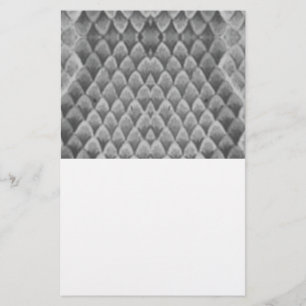 Grått Snakeskin Brevpapper