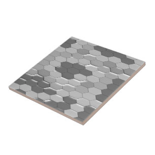Grått Snakeskin Design Kakelplatta
