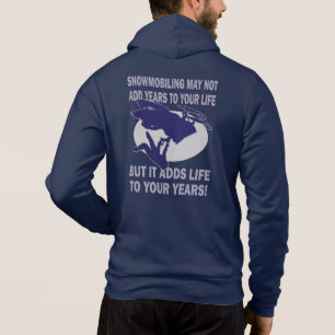 Grått Snowmobiler T Shirt