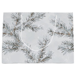 Grått Snowy Julgran Grenar