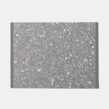 Grått Specklad dörrmatta